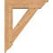 Ekena Millwork Traditional Traditional Smooth Bracket w/ Offset Brace, Western Red Cedar, 7 1/2"W x 30"D x 36"H BKT0806X30X36TRA01SWR - alternate 3